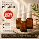 Kit 3x Spray Nasal Vidro Âmbar 50ml Reutilizável Alta Qualidade