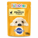 Ração Úmida Filhotes Frango ao Molho Sachê 100g