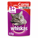 Ração Úmida Gatos Adultos Carne ao Molho Sachê 85g