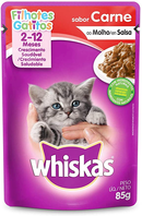 Ração Úmida Gatos Filhotes Carne ao Molho 85g